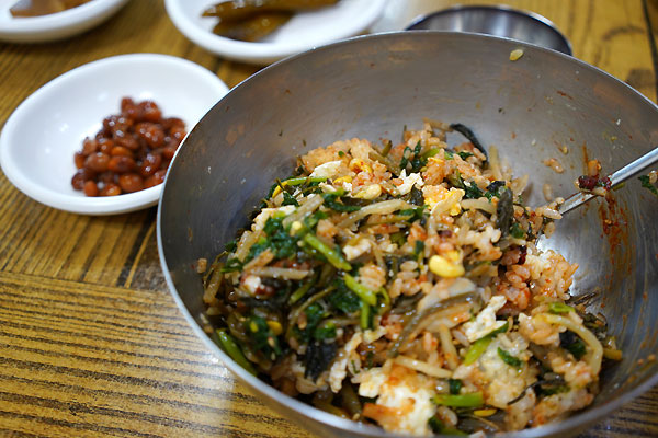 양산 통도사 산채비빔밥
